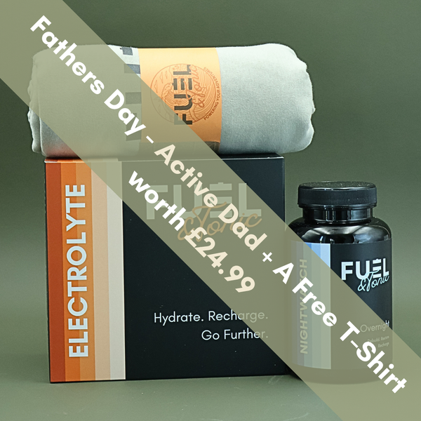 Active Dad Father's Day Gift Pack | Electrolytes, Night Recovery & Free T-Shirt