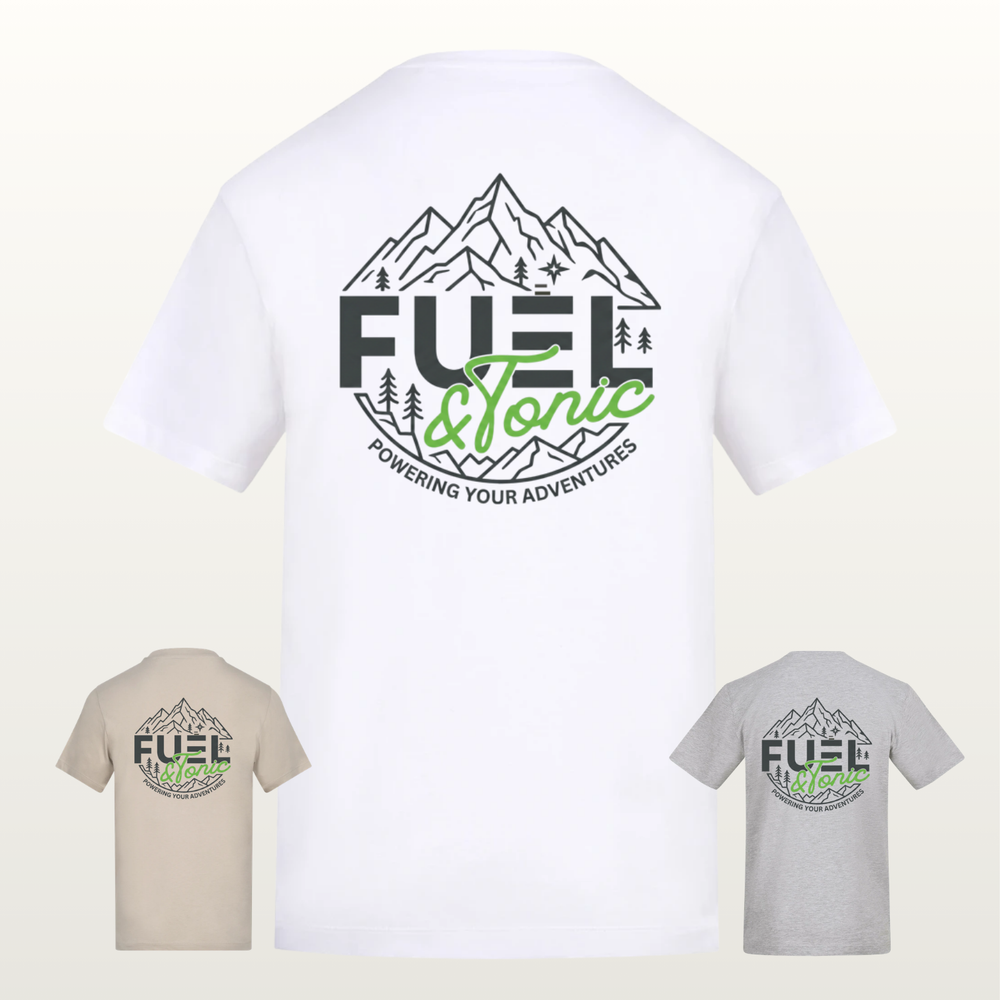 Powering Your Adventure | Fuel & Tonic Organic T-Shirts | Relaxed Fit Sustainable Tees
